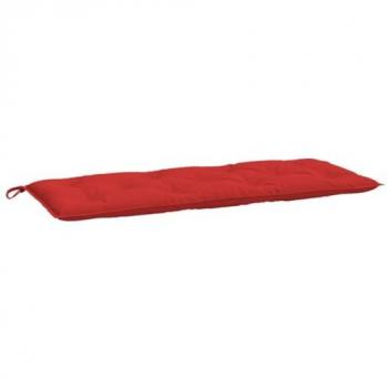 Red Oxford Fabric Garden Bench Cushion 120x50x7 cm
