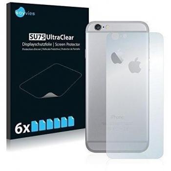 savvies Protector Pantalla Compatible con Apple iPhone 6 Trasera