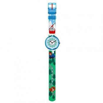 Flik Flak Reloj Analógico para Unisex Niños de Cuarzo con Correa en Tela FBNP108