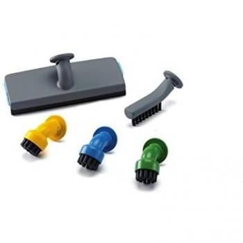 Kit de Accesorios para Limpiar a Vapor Black+Decker FSMHBA - Incluye 3 Cepillos, Accesorio para Fugas y Ventanas, Multiusos