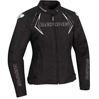 BERING Lady EVE-R - Chaqueta de moto para mujer, color negro, T0 = 36