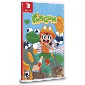 Frogun (Limited Run Games) - Juego para Consola Nintendo Switch, plataforma de juego, aventura de plataformas en 3D, gráficos coloridos y estilizados, mecánicas de juego centradas en el uso de una lengua extensible
