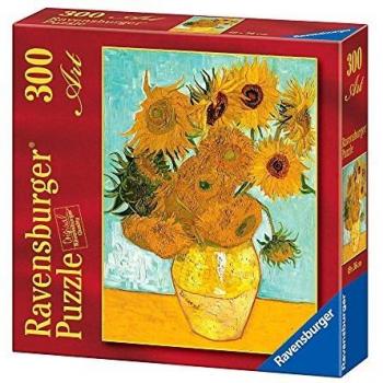 Ravensburger - Arte: Van Gogh, Los Girasoles, Puzzle de 300 Piezas