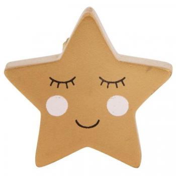 Sass & Belle – Sweet Dreams Gold Star cajón Knob Armario Mango para niños habitación bebé
