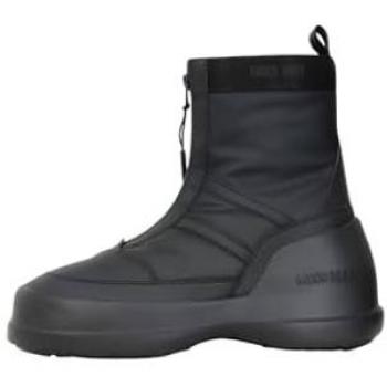 Moon Boot Luna Zip Black Ankle Boots Unisex Size 11 US