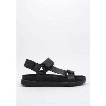Clarks Sunder Range Sandalia Plana Hombre Negro 41