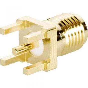 Conector SMA Vertical 50 Ohmios Tipo PCB - BKL Electronic