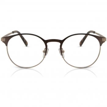 Gafas Anti-Azules Round Montuta Completa Metálico Marrón para Hombre - SmartBuy Collection