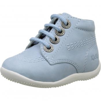 Kickers Billy - Primeros Pasos de Otra Piel Bebé-Niñas, azul