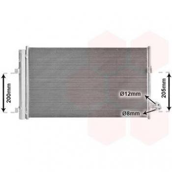 Condensador de Aire Acondicionado VAN WEZEL 06015708