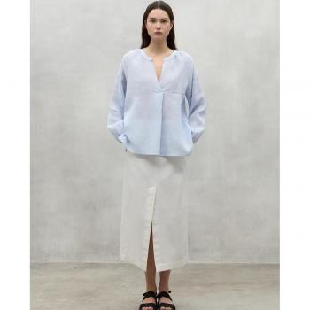 Camisa de mujer Lai azul ECOALF confeccionada de manera sostenible