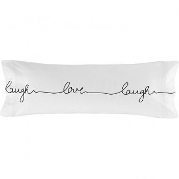Happyfriday- Live Funda de almohada 100% Algodón 150 TC, Fabricado en España