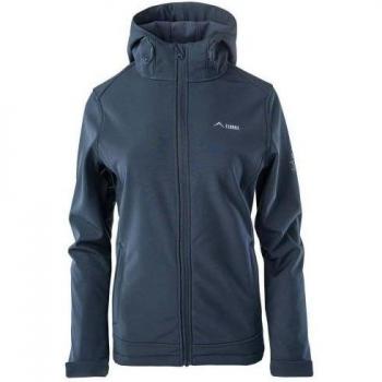 Chaqueta Softshell Melba II para Mujer Elbrus - Resistente al agua, transpirable, ligera, con capucha ajustable, múltiples bolsillos y diseño moderno