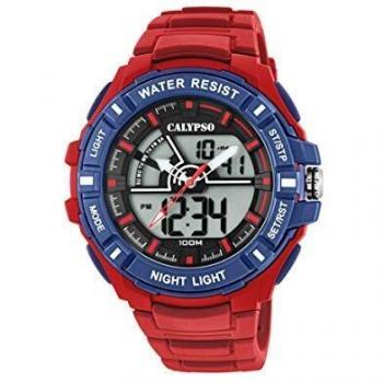 Reloj Calypso Street Style K5769/3 - Diseño urbano y moderno con correa de caucho en color negro para hombre