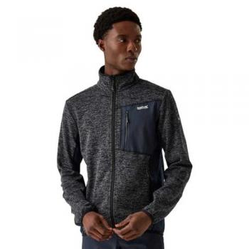 Regatta Men's Baslinn Full Zip Fleece Jacket - Navy Marl - Size XXL