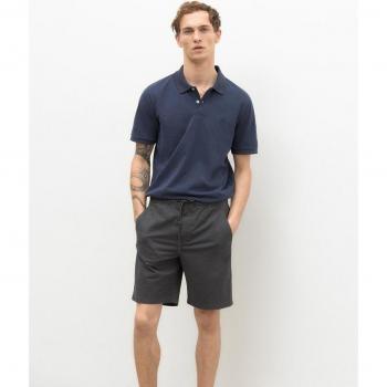 Pantalones Cortos Ecoalf para Hombre - Regular, Cintura Elástica, Algodón Orgánico y Reciclado, Sostenibles, Color Gris Oscuro