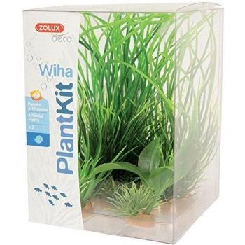 Kit de Plantas Artificiales para Acuario Zolux Wiha N°1 - 3 Piezas, Altura 21 cm