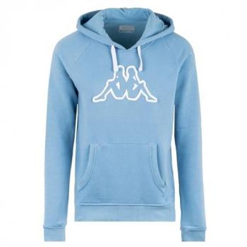 Sudadera con capucha Kappa Belle Korporate para mujer en color azul, talla L