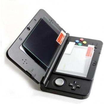 Protector de Pantalla LCD de Vidrio Templado Superior + Película Protectora Transparente de Cobertura Completa para Consola Nintendo 3DS Pequeña