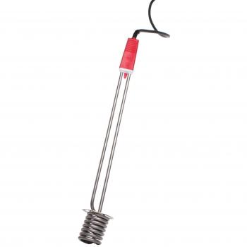 Calentador de inmersión TS 2003, Acero Inoxidable-Rojo