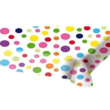 Folat - Feliz cumpleaños Mantel con Lunares - 130x180 cm