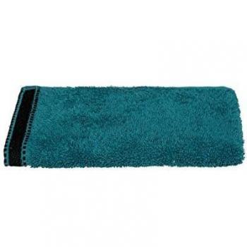 Toalla de baño premium de mano color verde petrol 30x50cm 560g algodón