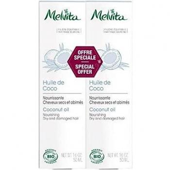 Melvita Organic Coconut Oil 2 x 50ml