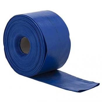 Manguera Plana de PVC 8 - 50 m - 0-1,5 bar - Tejido Reforzado