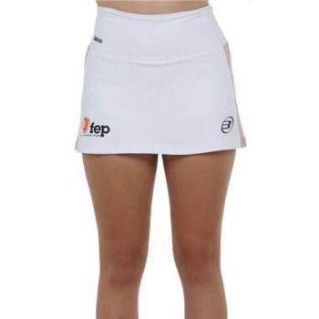 Falda Bullpadel FEP Eraba Blanco con Alta Sujeción