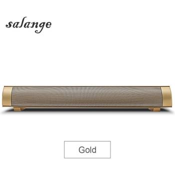 Barra de sonido Bluetooth inalámbrica HD con sonido envolvente 360 grados y micrófono incorporado, compatible con AUX/TF/USB para teléfono y PC