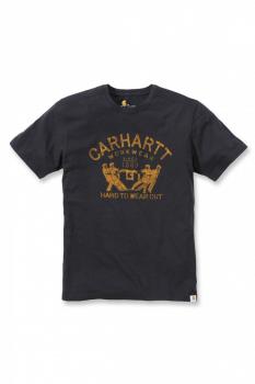 Carhartt T-Shirt Maddock Graphic Hard To Wear Out, Color:black;Größe:XL