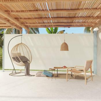 Retractable Side Awning for Patio 220x600 cm Cream