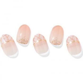 Ohora Gel Nail Strips N Peachy Sparkle 30uds
