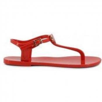 Sandalias rojas Love Moschino