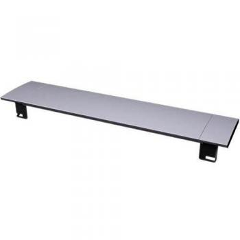 Cubierta de Marco de Poder 6-fach, Aluminio Eloxal Plata, Interior Negro, 915.504