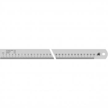 Metrica 25038 REGLA 1000X35X1,2MM 2.25% CROM 0,0225