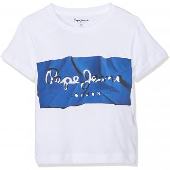 Pepe Jeans Raury, Camiseta para Niños, Azul