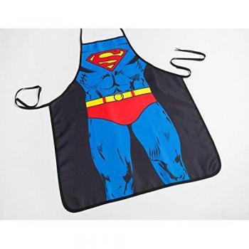ShopINess Divertido Delantal de Cocina Unisex Super M. Style