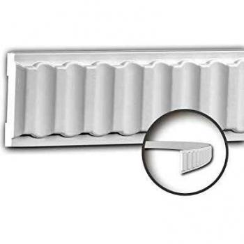 Moldura Decorativa Flexible Neoclásica Profhome 151338F Estuco Blanco 2 m