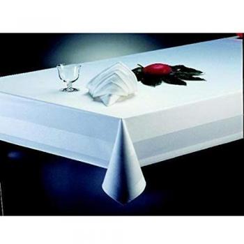 Gastro Uzal 0H-K6HD-2GET Mantel, Algodón, Blanco, 130 x 130 cm