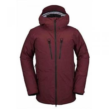 Volcom Tds Inf Gore-Tex Jkt Chaqueta, Hombre, Burnt Red, L
