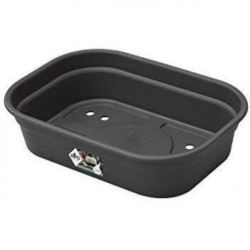 Bandeja de Cultivo Elho Green Basics S - 24 cm, Color Negro