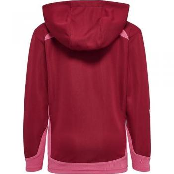 Sudadera con Cremallera Hummel hmlLEAD para Niño, color Lead, con capucha, fabricada en material cómodo y transpirable, diseño moderno y funcional
