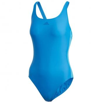 Adidas FIT Suit 3S Swimsuit, Mujer, True Blue/Shock Cyan, 40