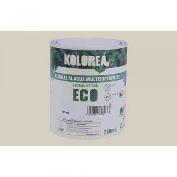 Esmalte al agua eco satinado 750 ml color piedra