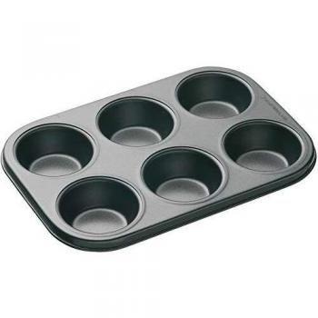 Bandeja para Muffins Antiadherente de 6 Huecos - 27 x 18 cm