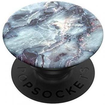 PopSockets PopGrip - Soporte y Agarre para Teléfonos Móviles y Tabletas con un Top Intercambiable - Blue Marble