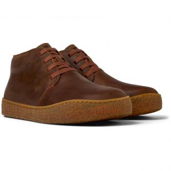 Botines de hombre Camper Peu Terreno de piel marrón puro, talla 39