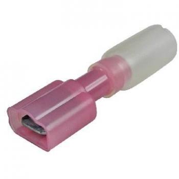 Seachoice 50-60281 Conector rápido termoretráctil, color rojo, 0,326-0,823 mm2, 25 unidades