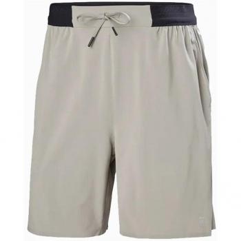 Pantalón corto de montaña Helly Hansen Tech Trail para hombre, color marrón gris, talla L